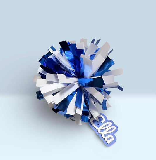 Custom Pom Pom keychain with name